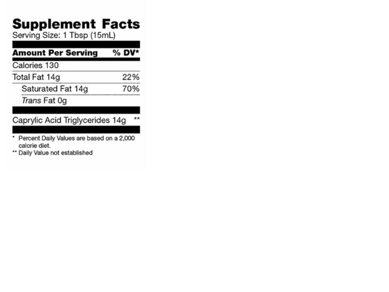 Bulletproof oil ingredients