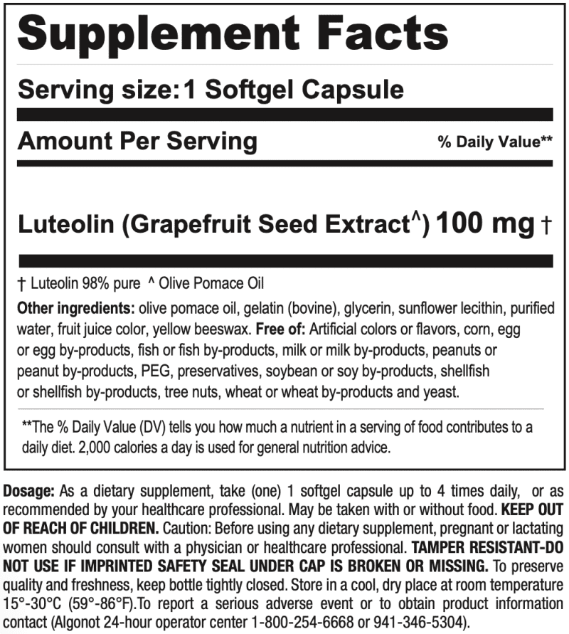 PureLut Supplement Facts 021323